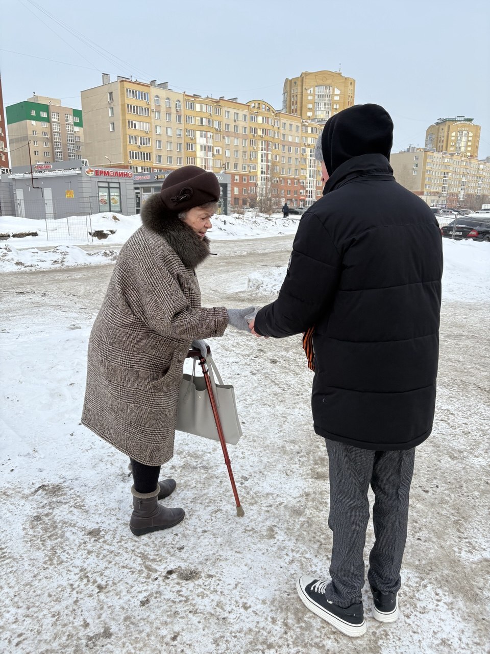 Патриотическая акции &amp;quot;Блокадный хлеб&amp;quot;.